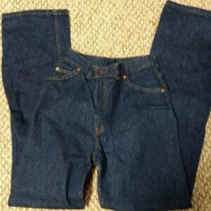 80s Levi's California Straights Orange Tab Denim Jeans - Vintage Dark Wash